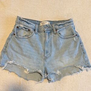 Abercrombie & Fitch Curve Love Mom Jean Shorts - 27